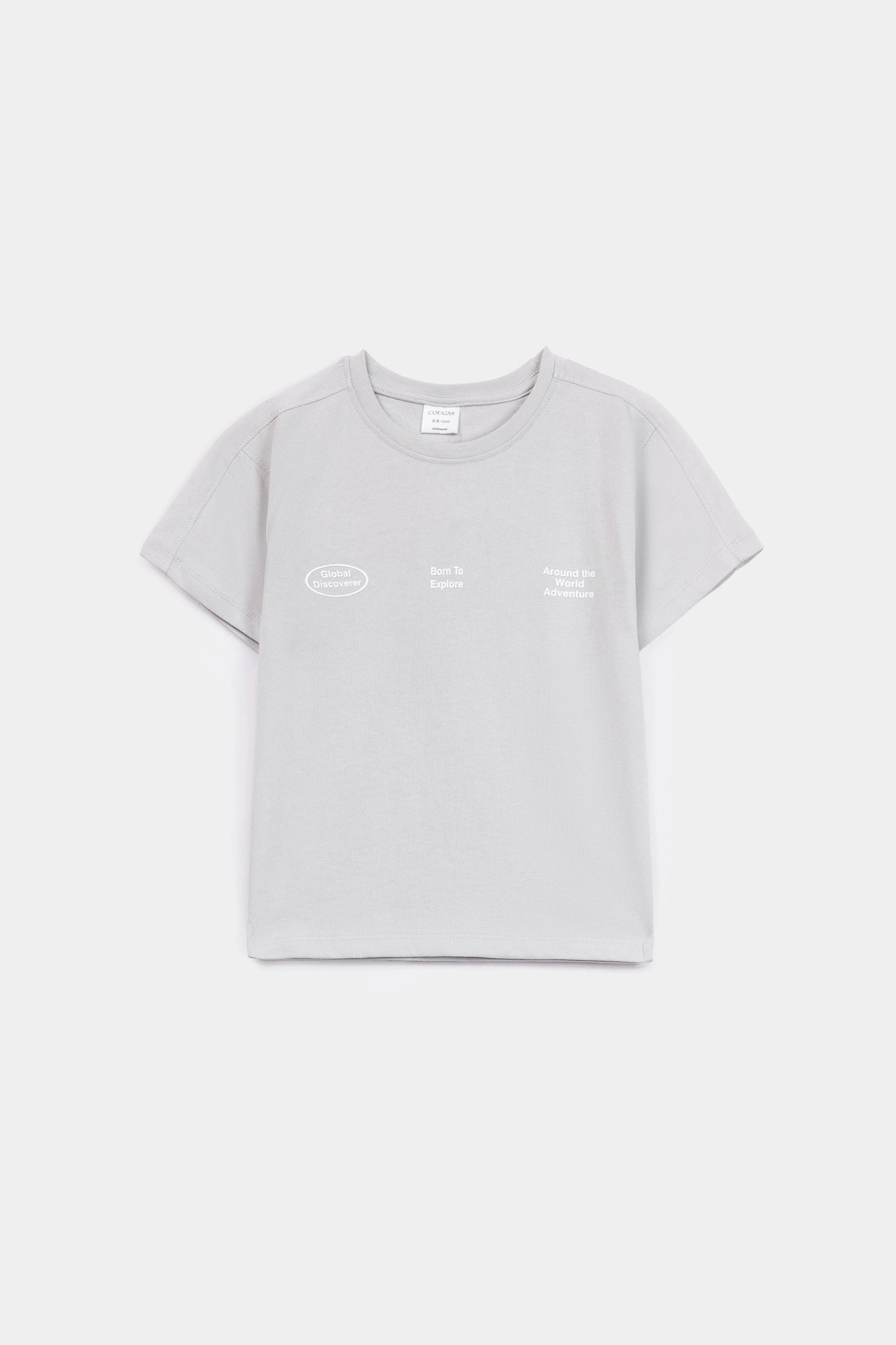 Text Printed T-Shirt - Cougar Clothing