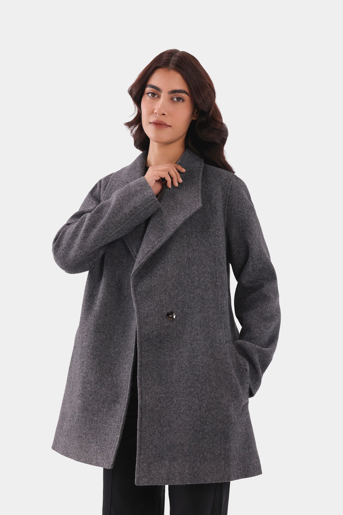 Wool Mix Coat - Cougar Clothing