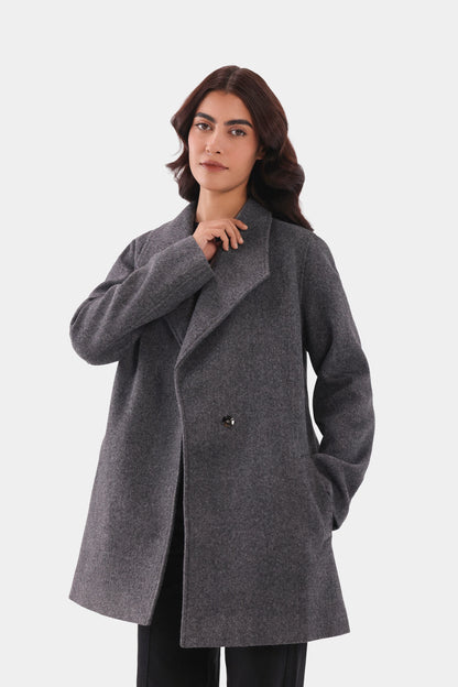 Wool Mix Coat - Cougar Clothing