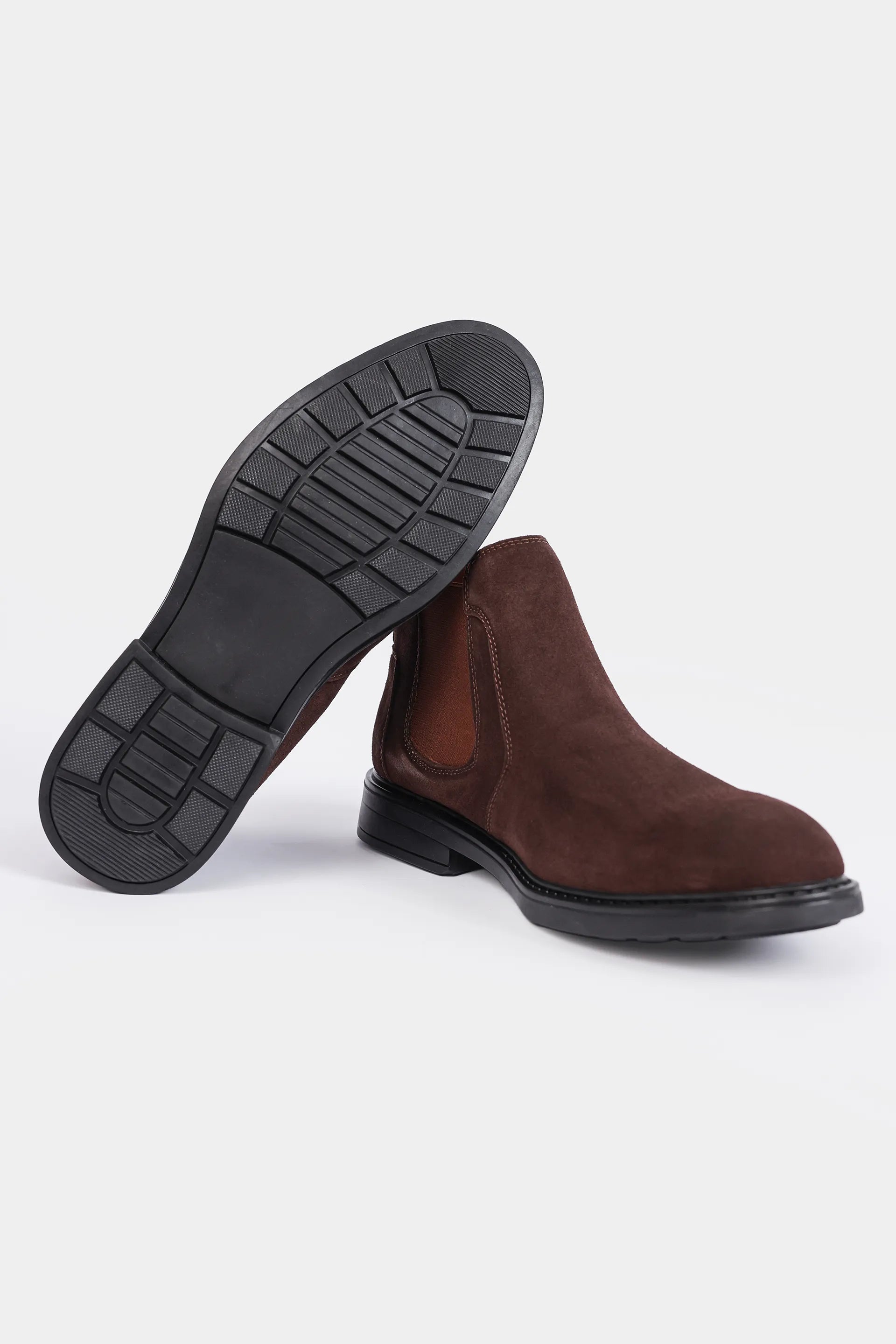 Faux Suede Chelsea Boots - Cougar Clothing