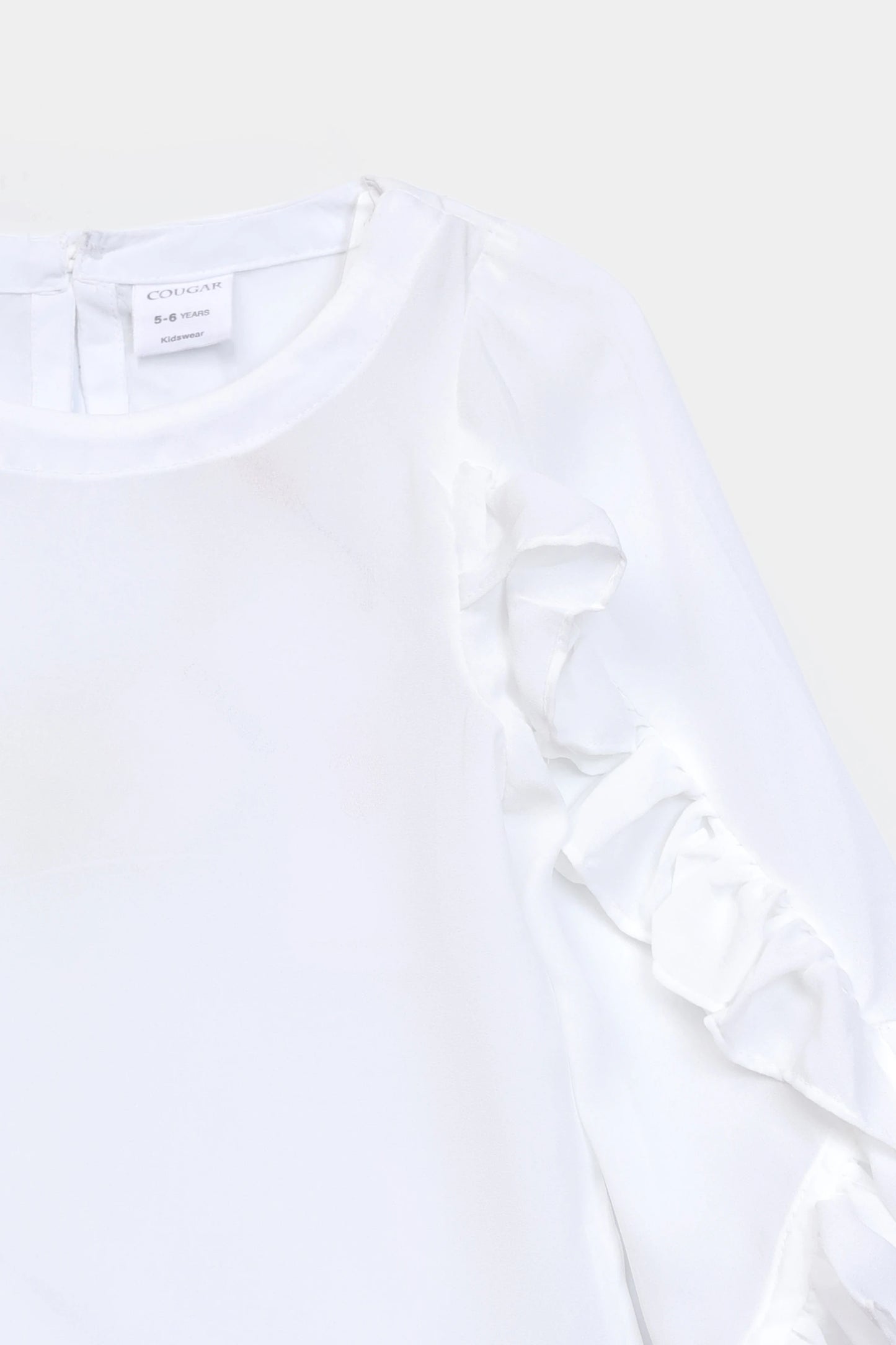 Georgette Chiffon Frilled Top - Cougar Clothing