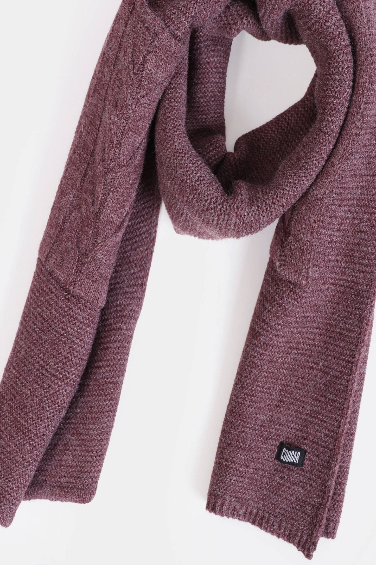 Patch Pocket Knit Scarf
