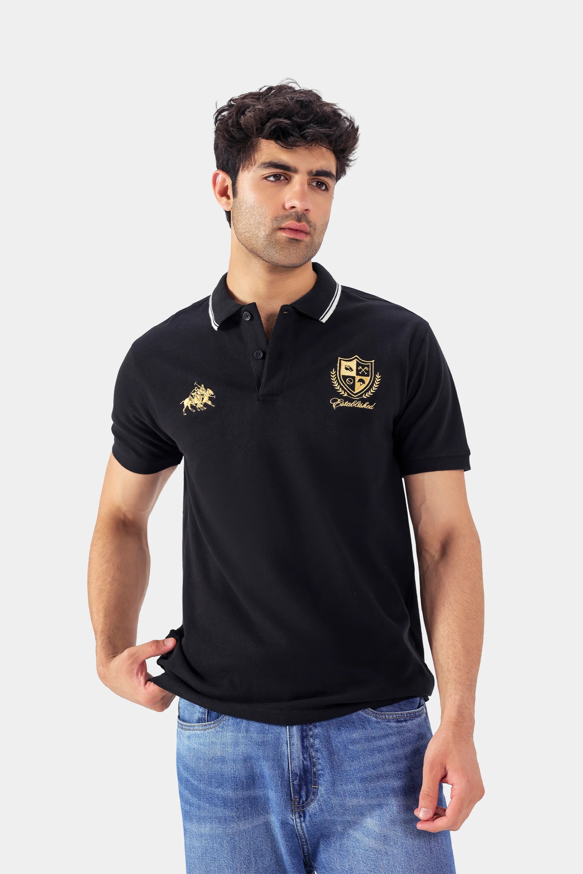 Embroidered Polo - Cougar Clothing
