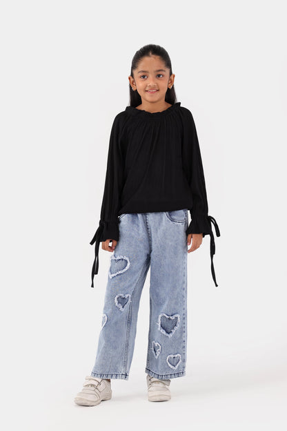 Textured Raglan Top - Cougar Clothing