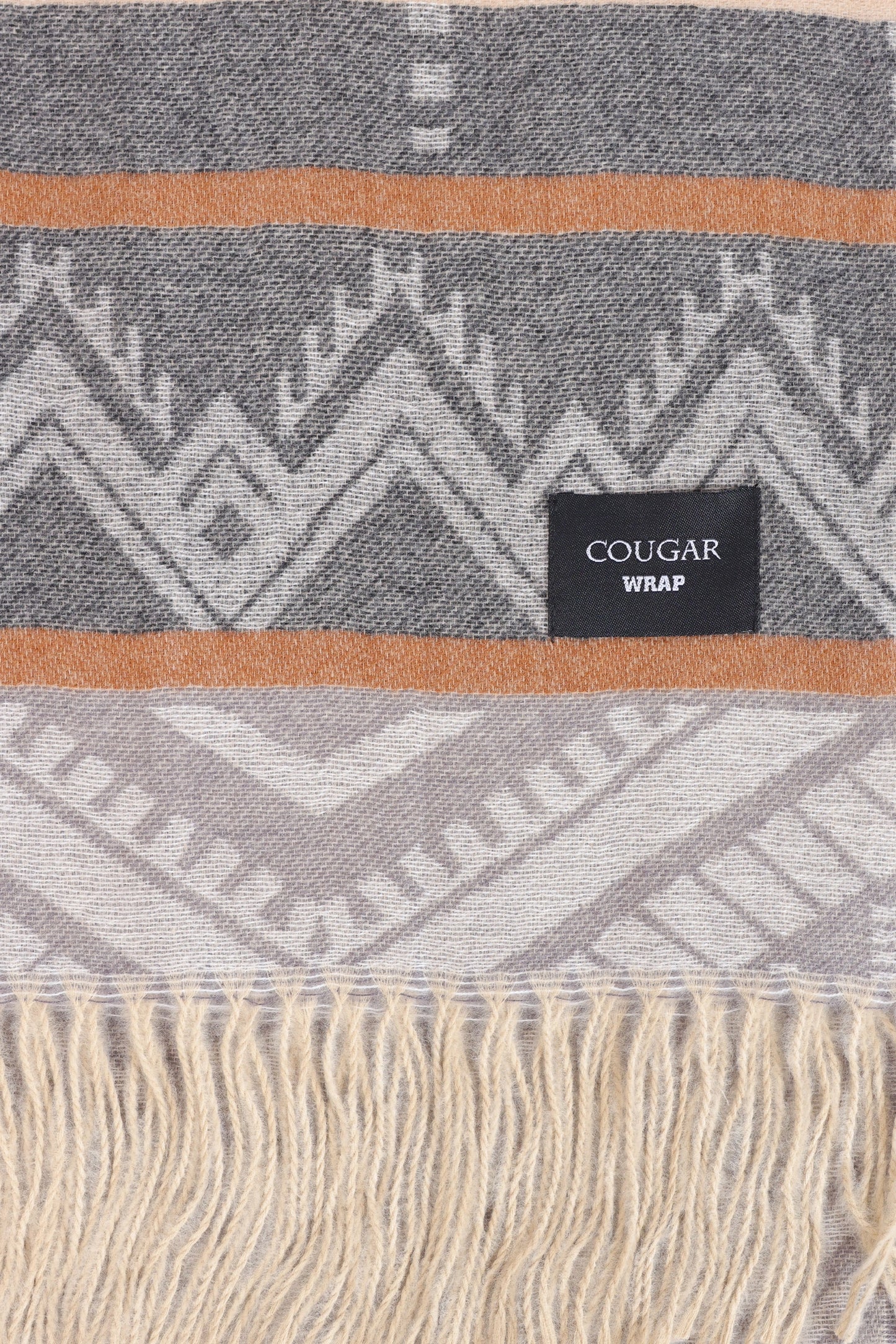 Geometrical Knit Shawl - Cougar Clothing