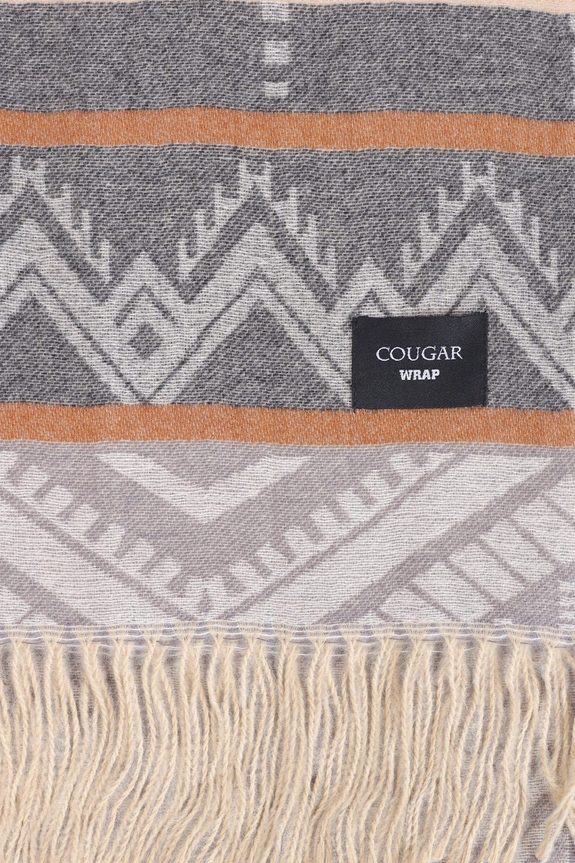 Geometrical Knit Shawl - Cougar Clothing