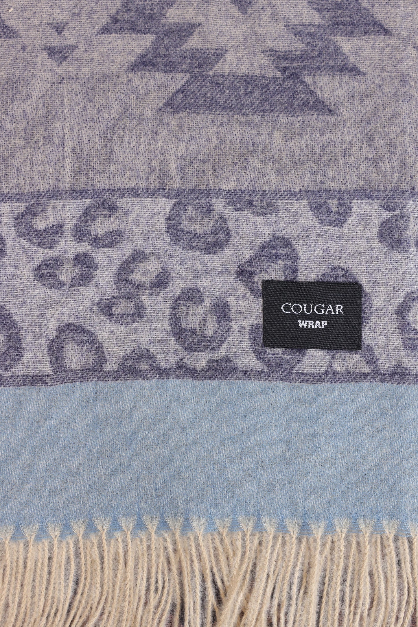 Patterned Knitted Shawl - Cougar Clothing