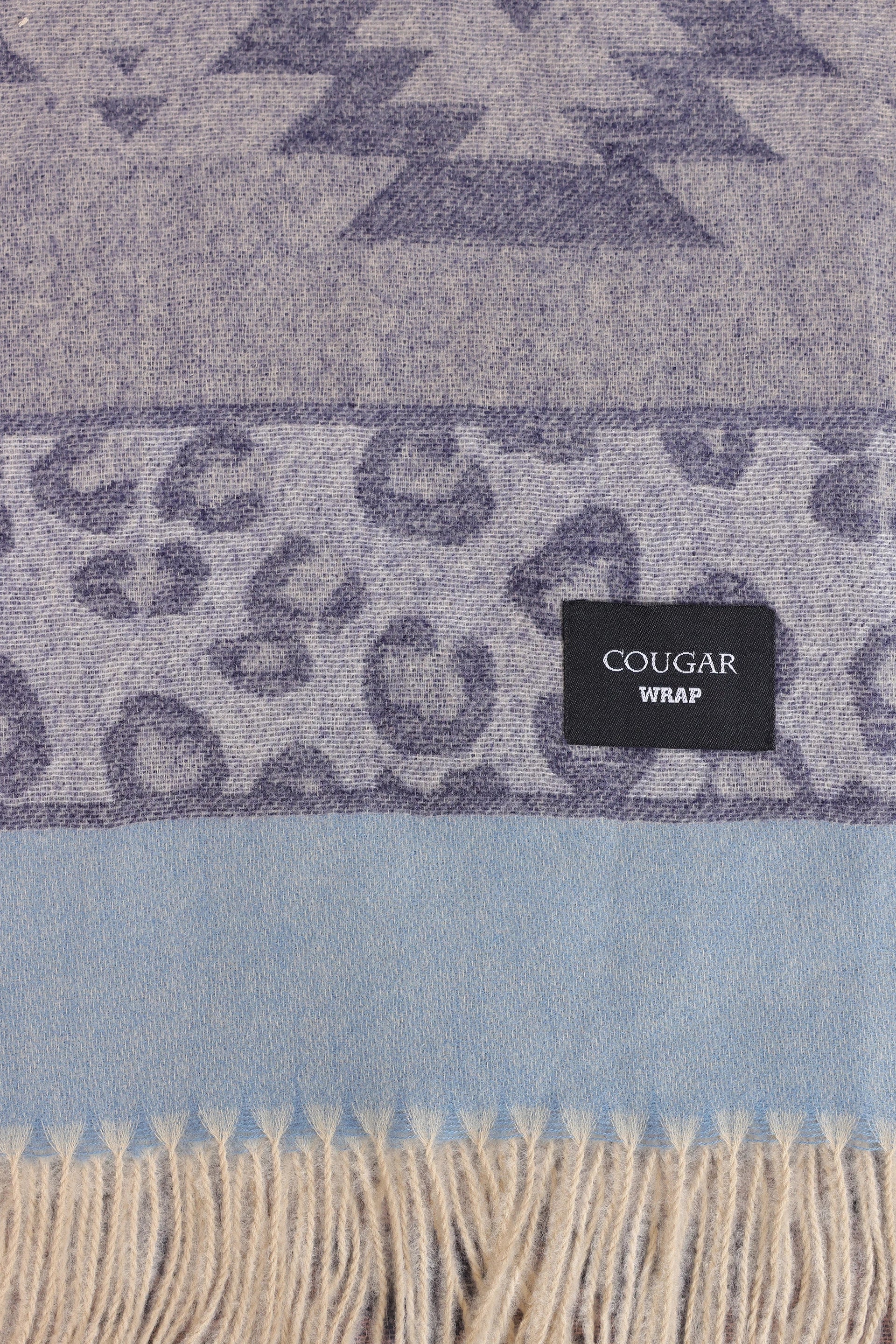 Patterned Knitted Shawl - Cougar Clothing