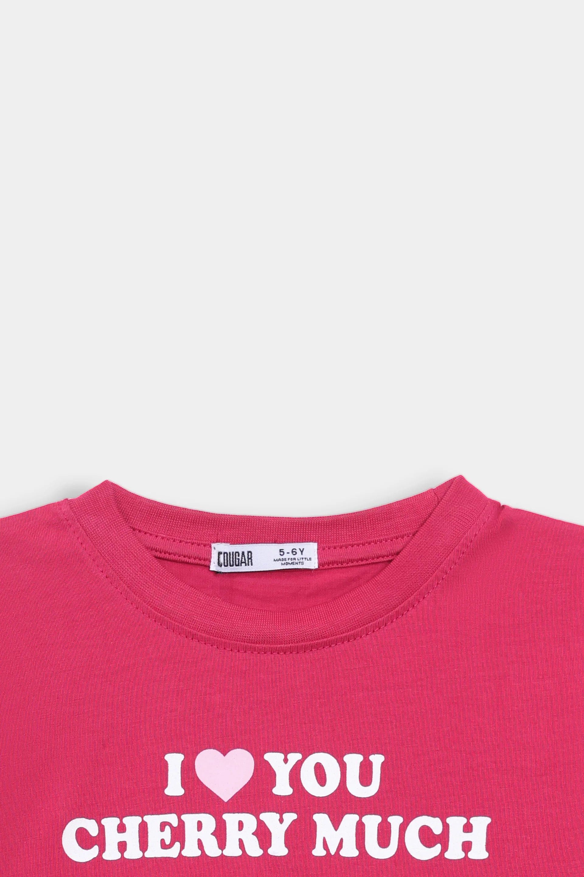 Jersey T-Shirt With Bows - Cougar Clothing