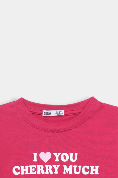 Jersey T-Shirt With Bows - Cougar Clothing