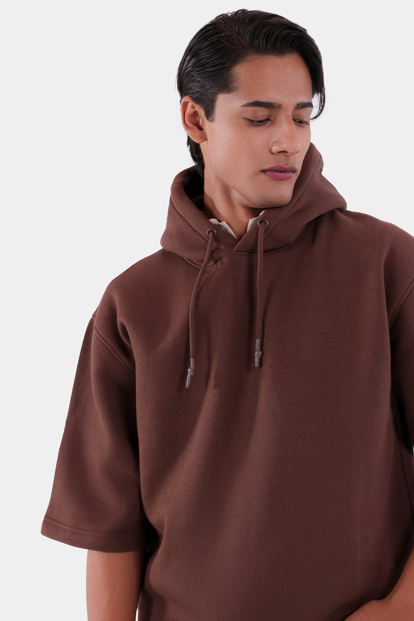 Short Sleeved Oversized Hoodie - Cougar Clothing