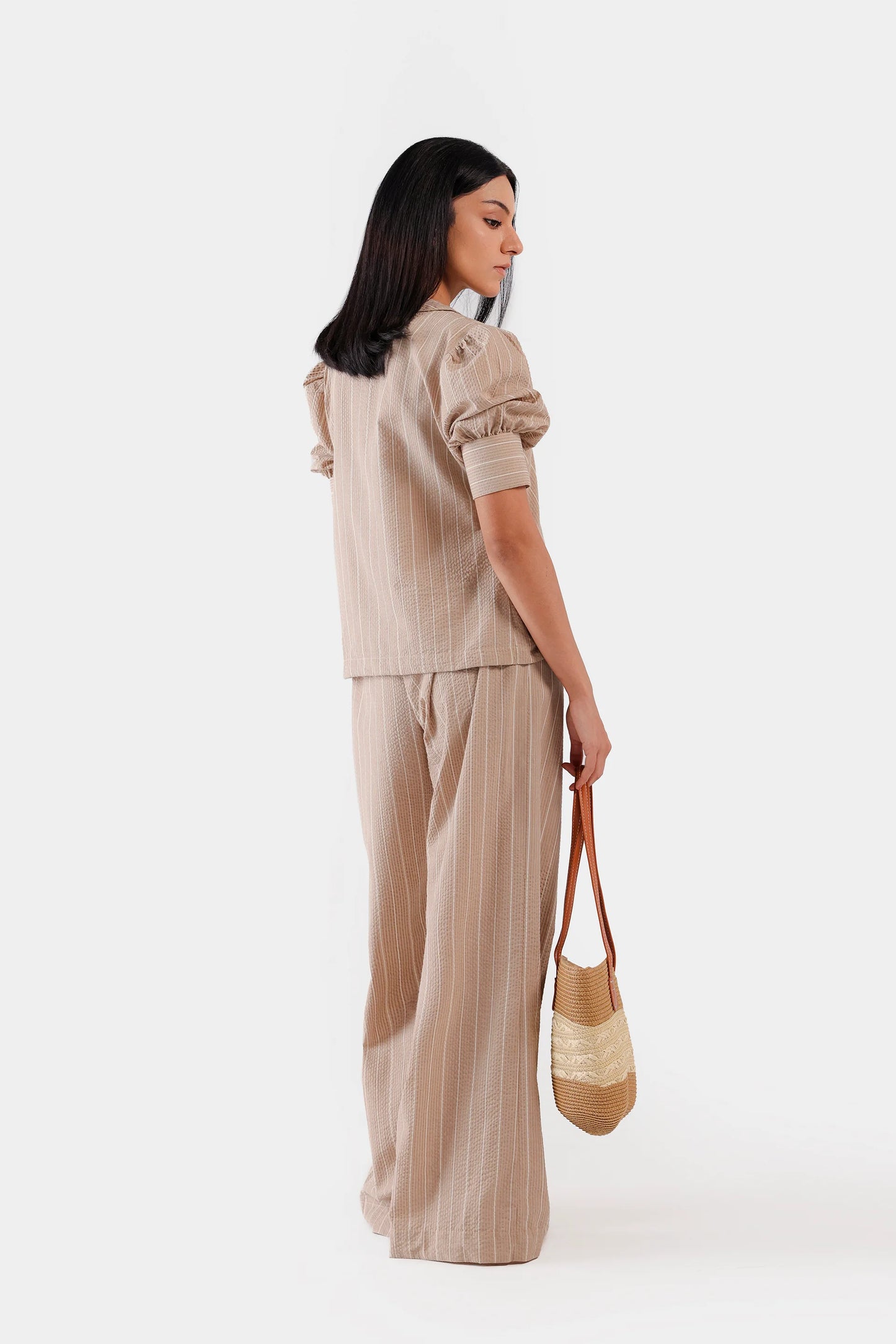 Yarn Dyed Striped Trousers - Cougar Clothing