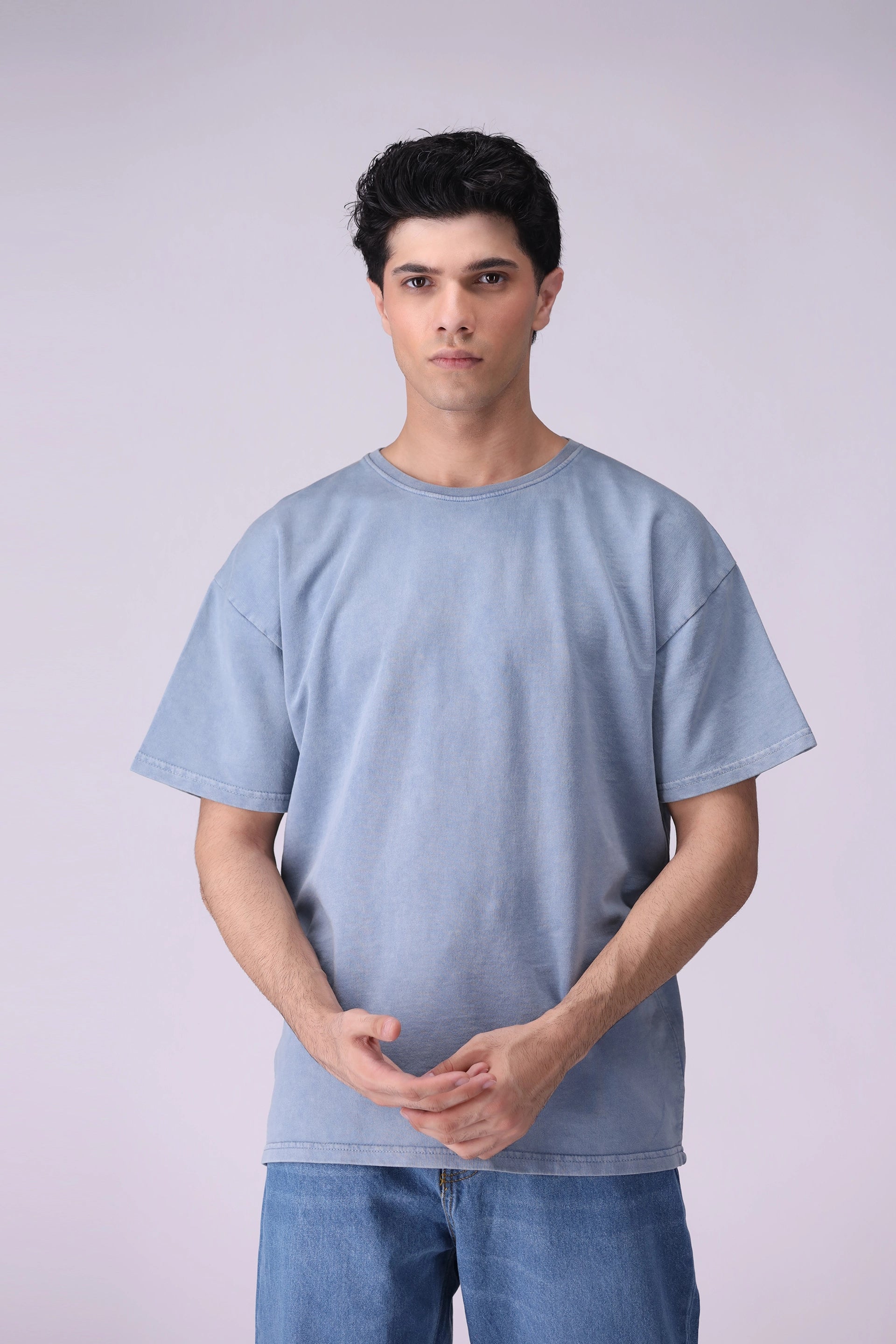 Garment-Dyed Oversized T-Shirt - Cougar Clothing