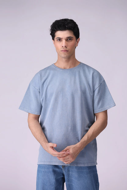 Garment-Dyed Oversized T-Shirt - Cougar Clothing