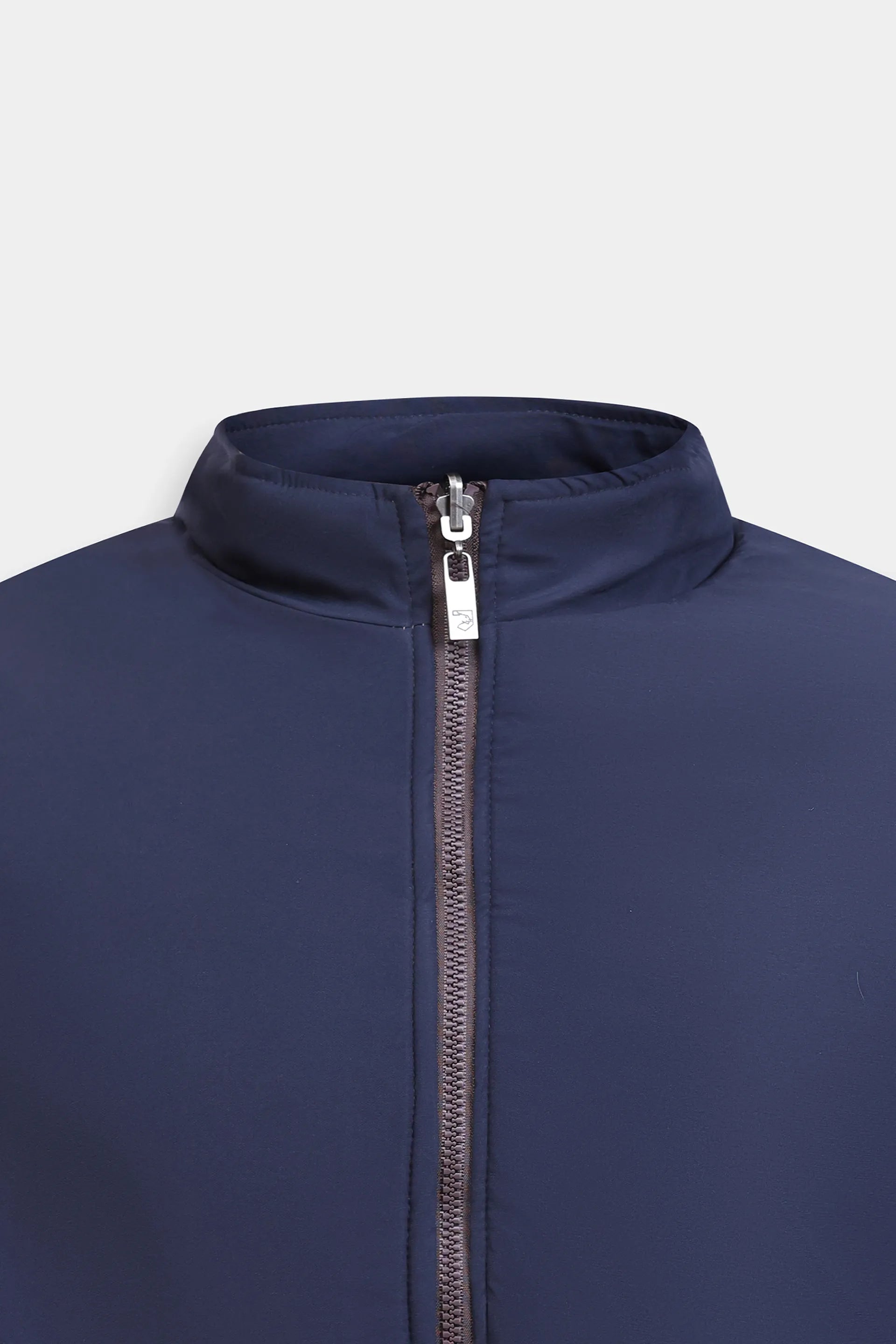 Double-Sided Mock Neck Jacket - Cougar Clothing