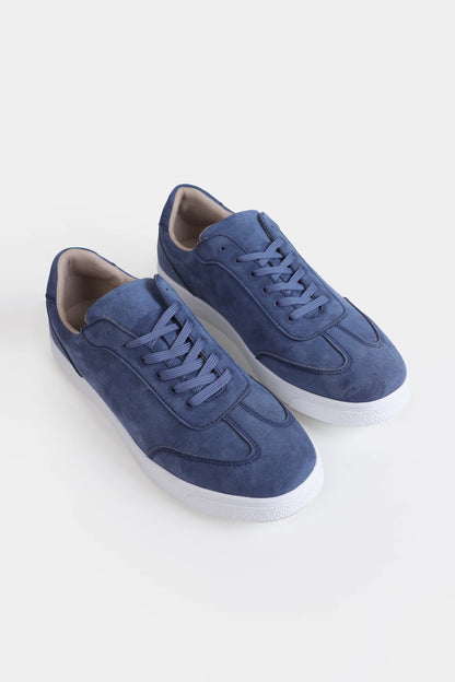 Low-Top Suede Sneakers - Cougar Clothing