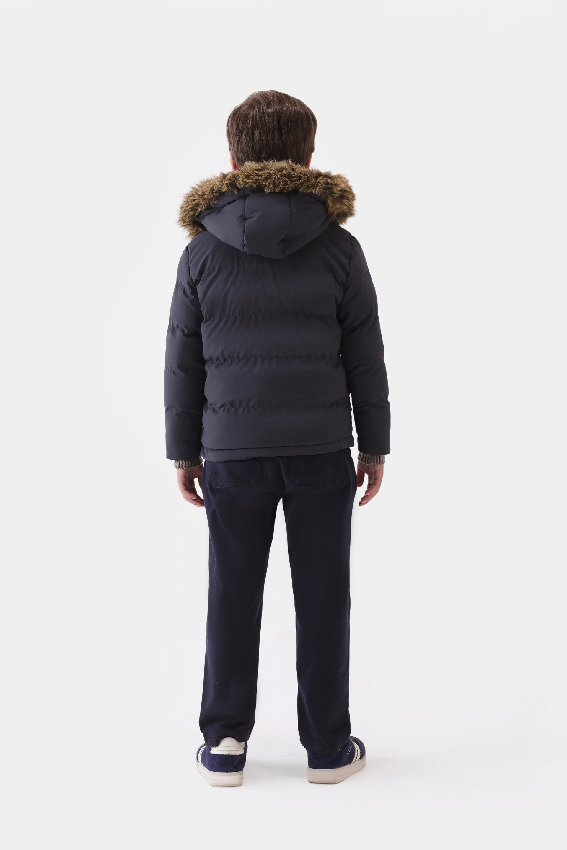 Quilted Faux Fur Jacket - Cougar Clothing