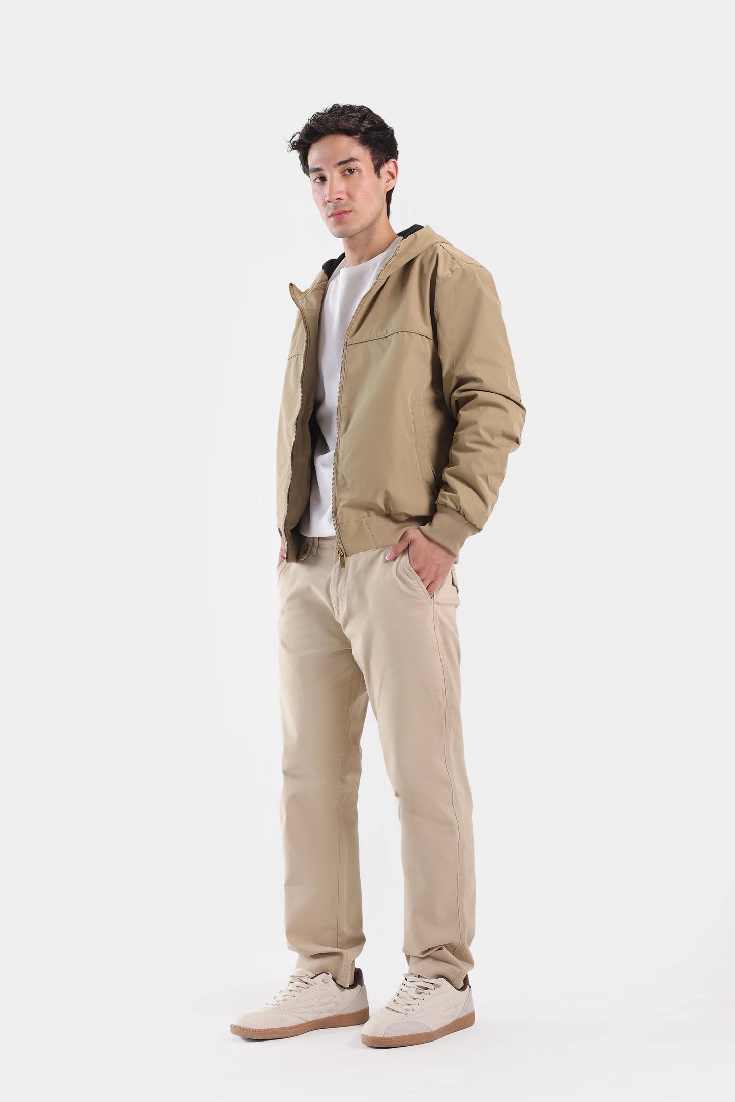 Paneled Jacket With Hood - Cougar Clothing