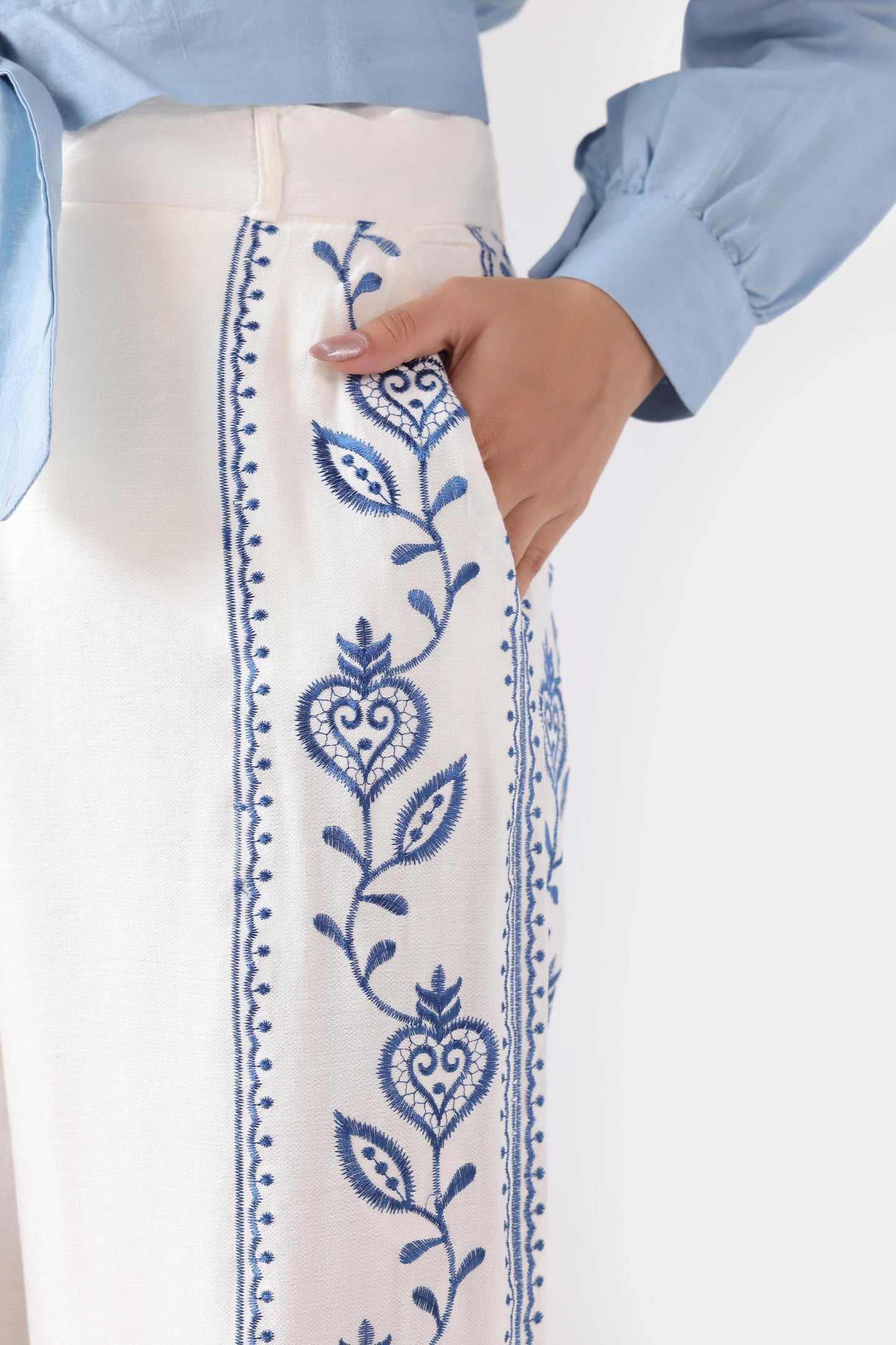 Embroidered Culottes - Cougar Clothing