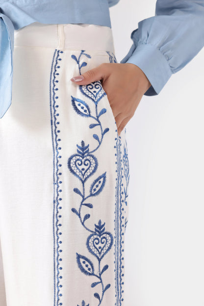 Embroidered Culottes - Cougar Clothing