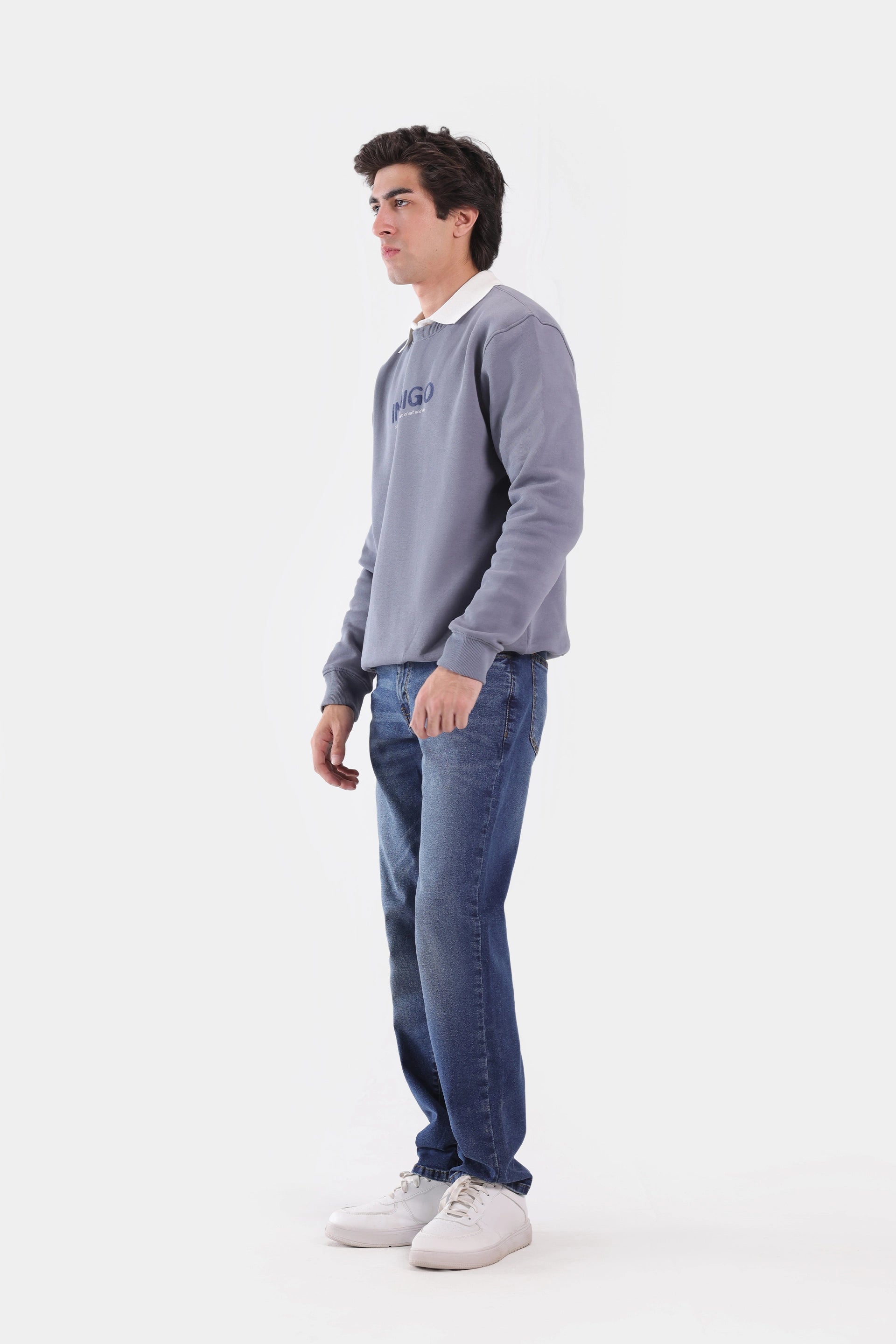 Indigo Fleece Sweatshirt - Cougar Clothing