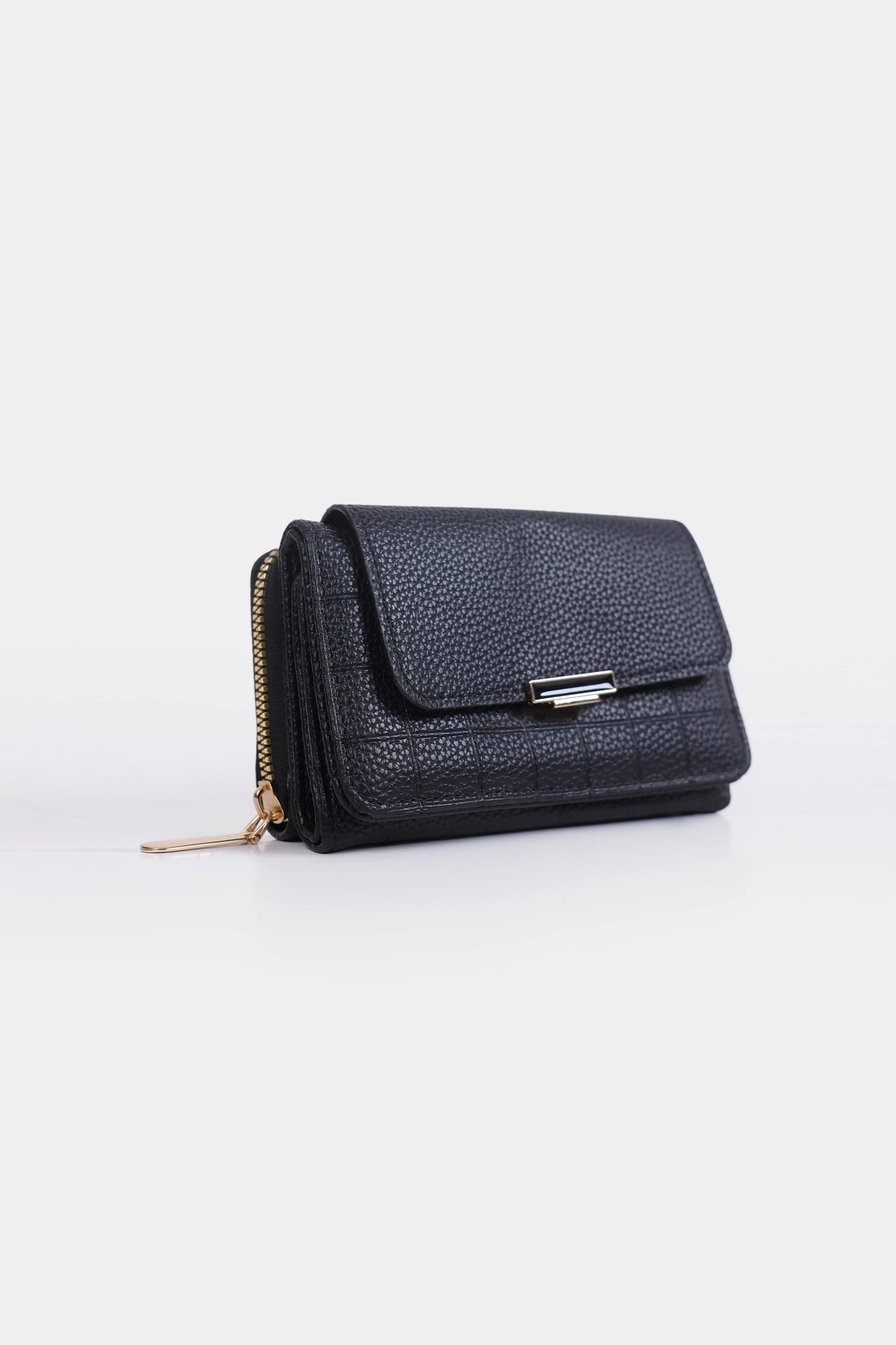 Textured Flap Wallet - Cougar Clothing