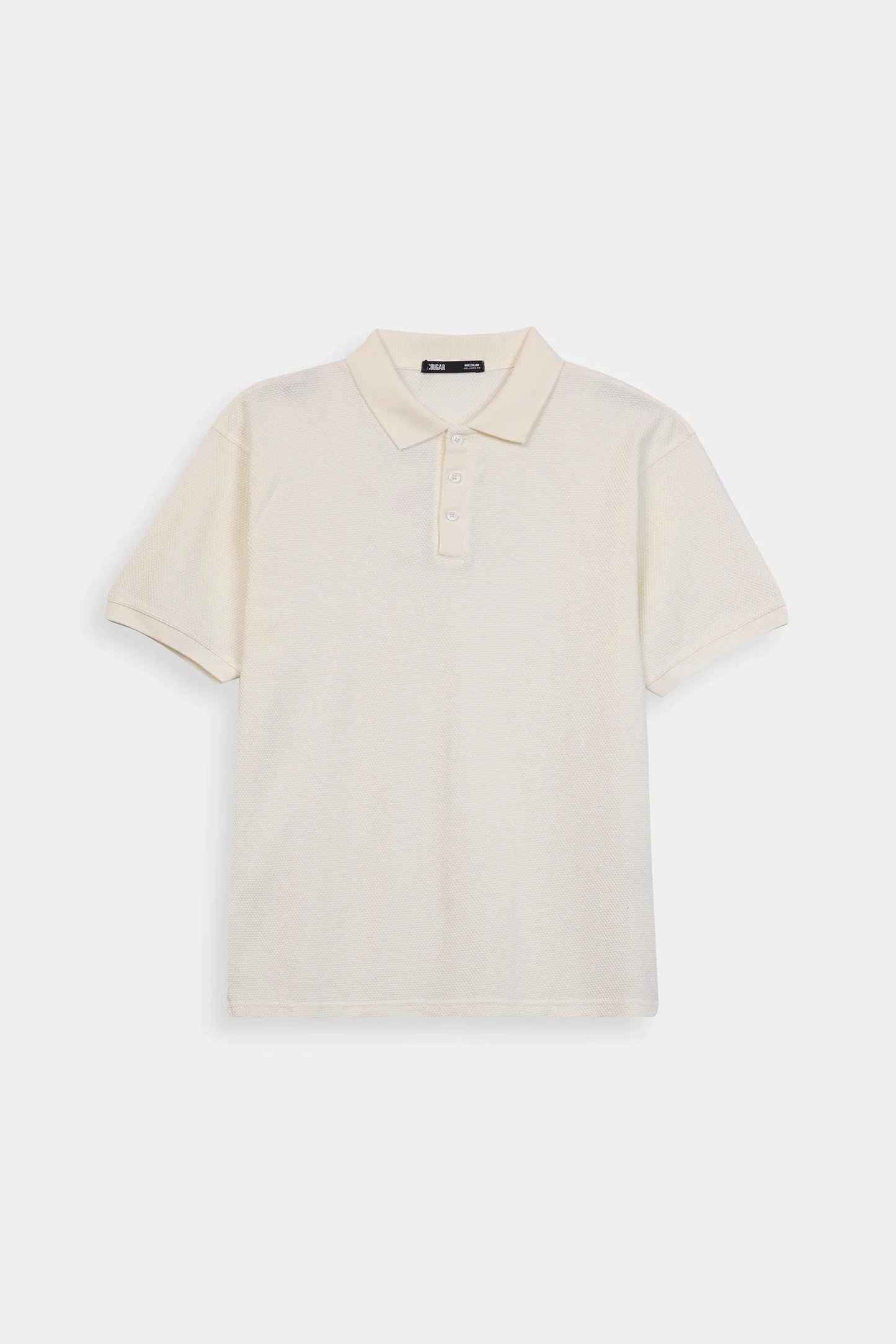 Popcorn Knit Polo - Cougar Clothing