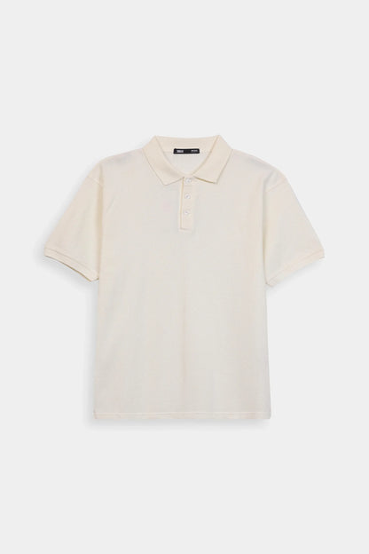 Popcorn Knit Polo - Cougar Clothing