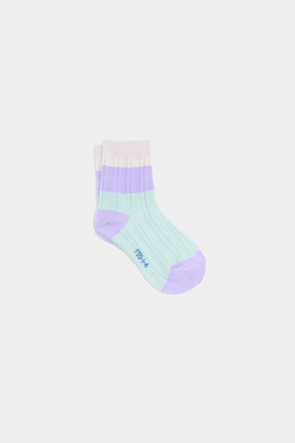 Color Block Striped Socks - Cougar Clothing