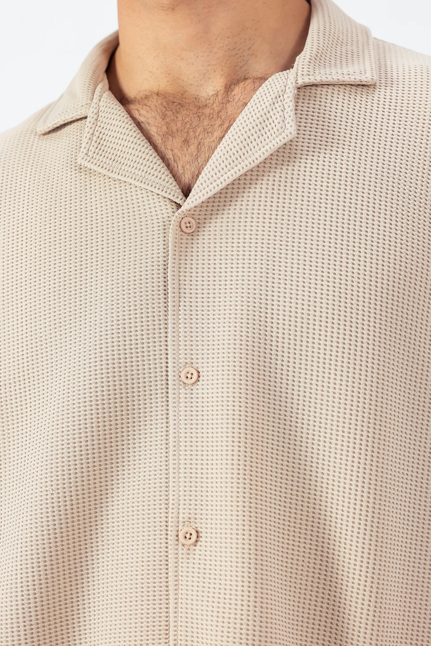 Waffle Knit Shirt - Cougar Clothing