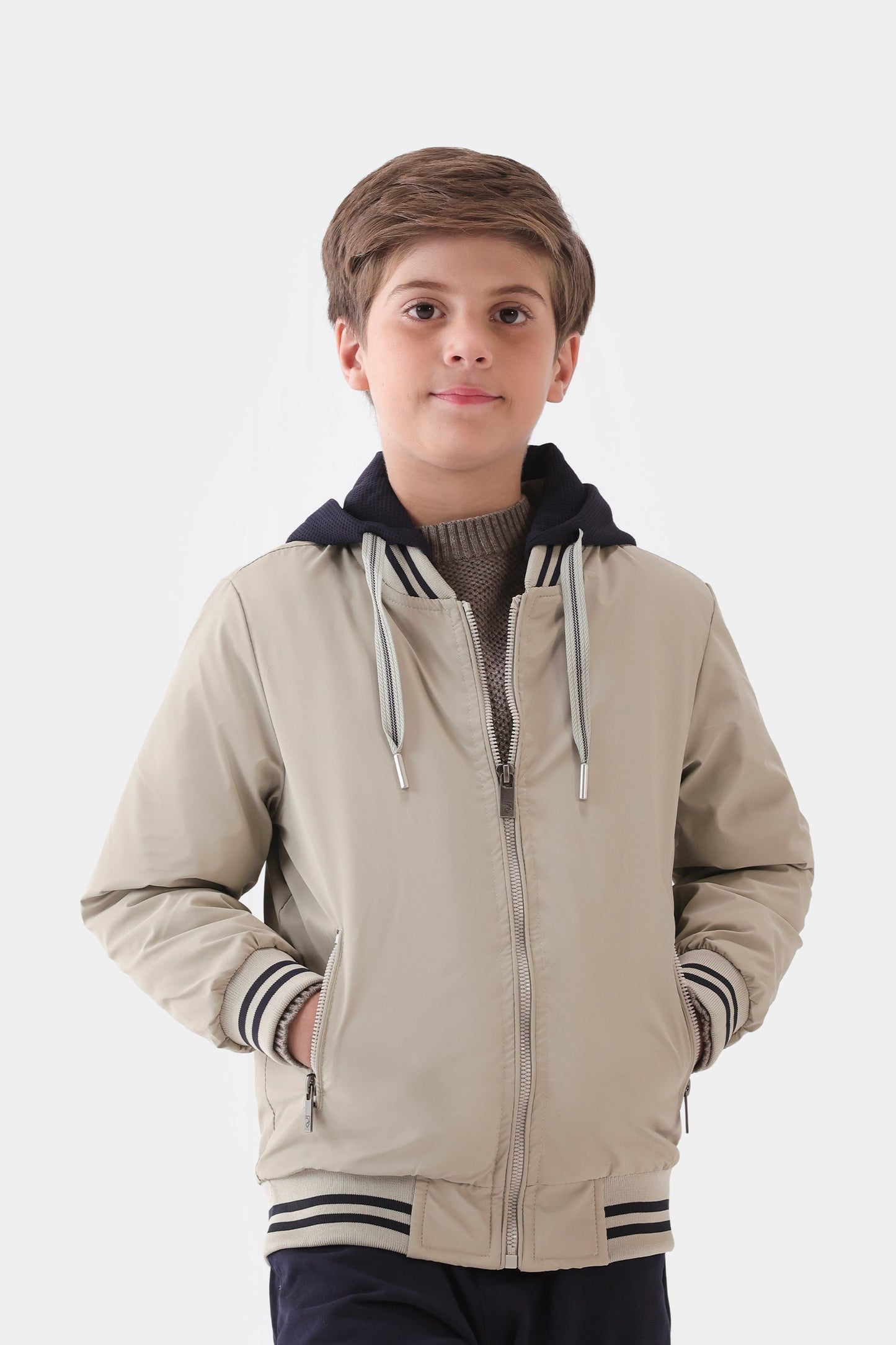 Contrast Hood Jacket - Cougar Clothing