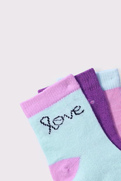 Pack of 3 Short Crew Socks - Cougar Clothing