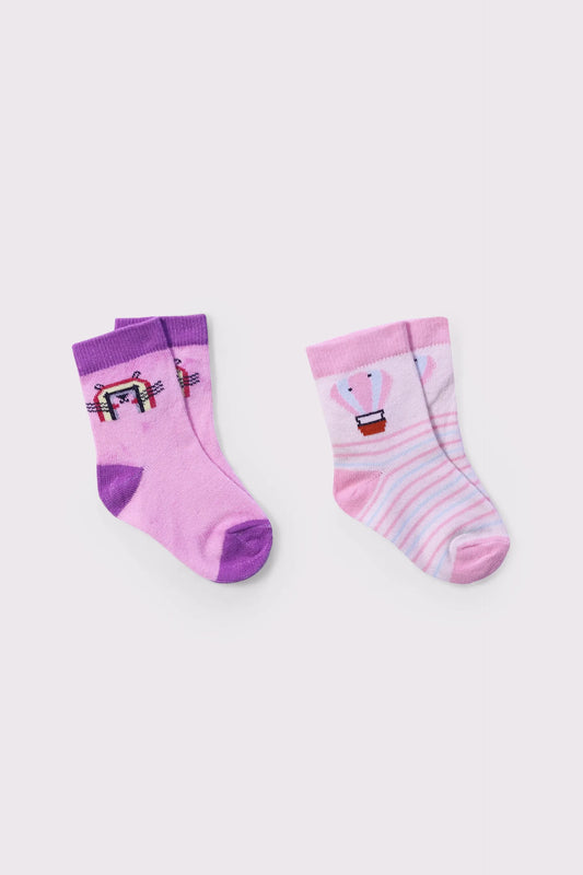 Pack of 2 Short Crew Socks - Cougar Clothing