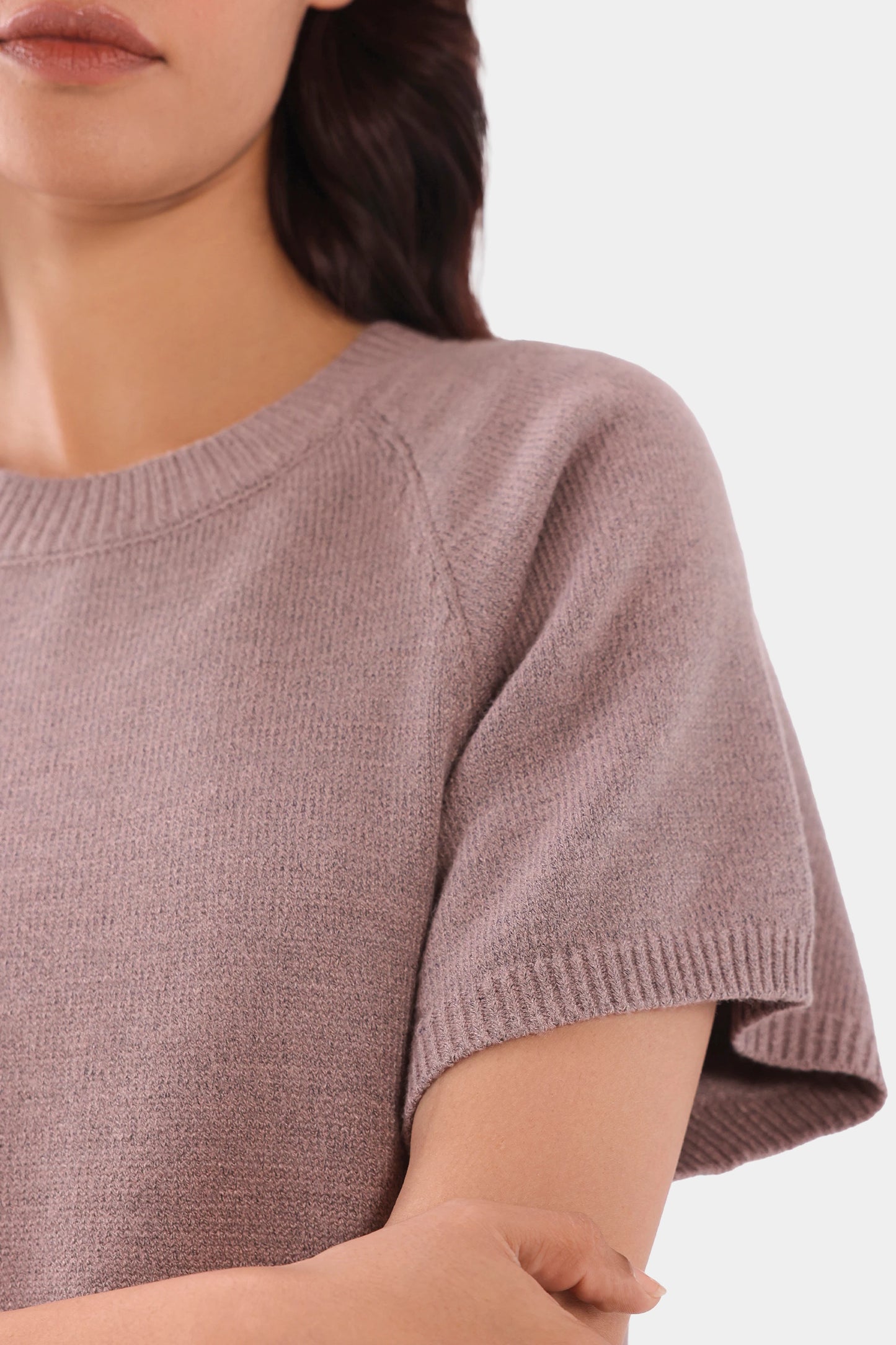 Raglan Sleeved Knitted Sweater - Cougar Clothing