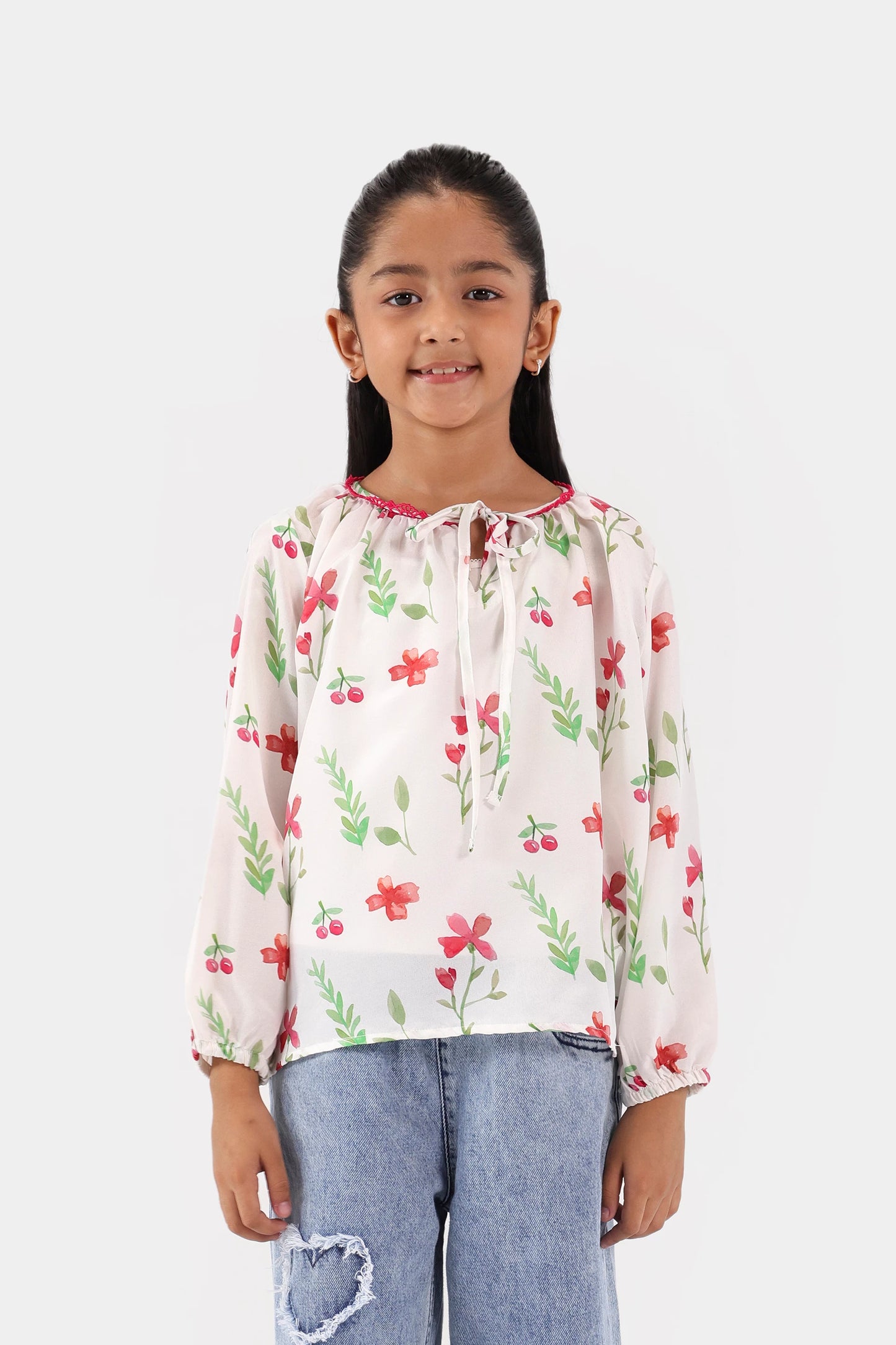 Floral Print Dress - Cougar Clothing