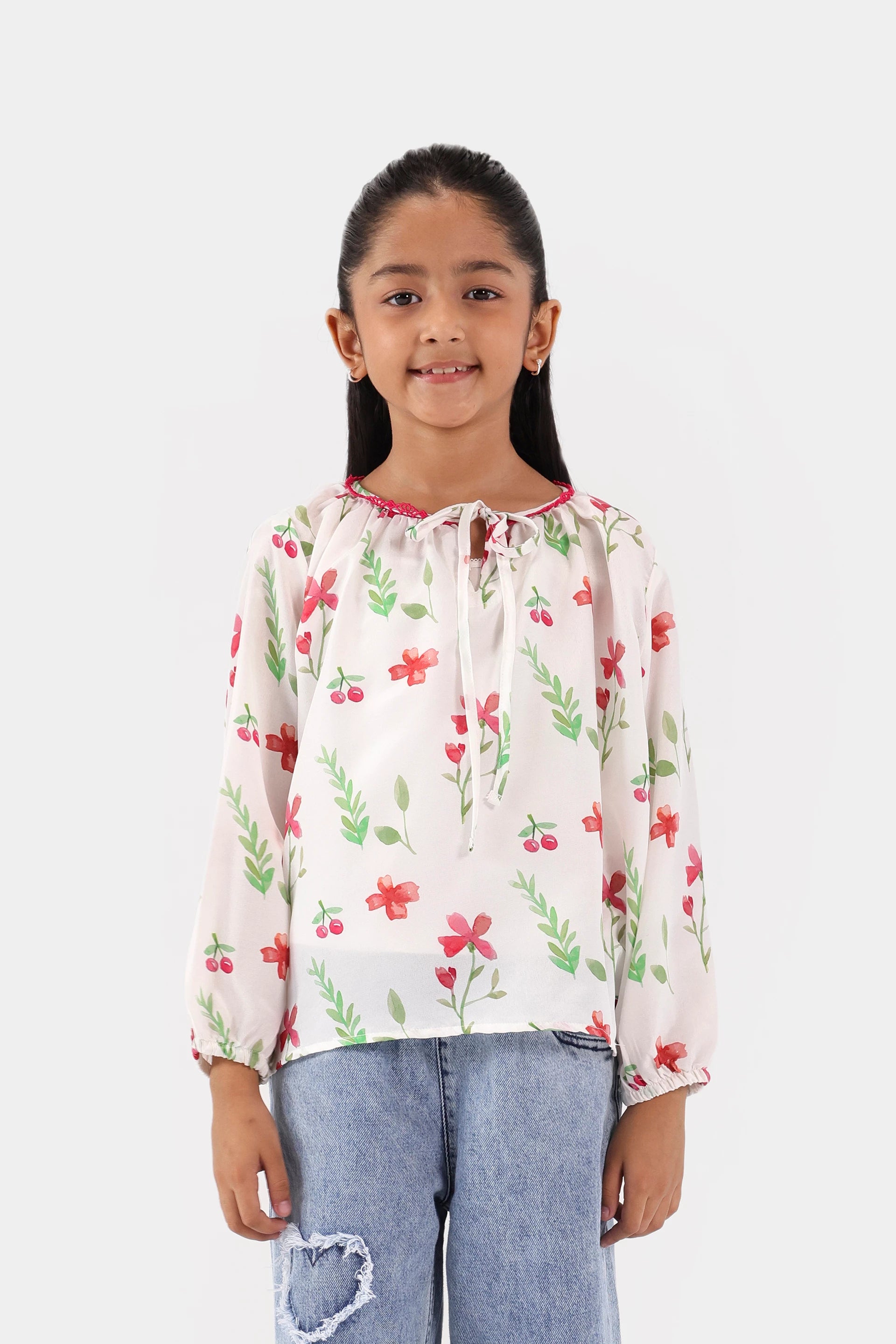 Floral Print Dress - Cougar Clothing