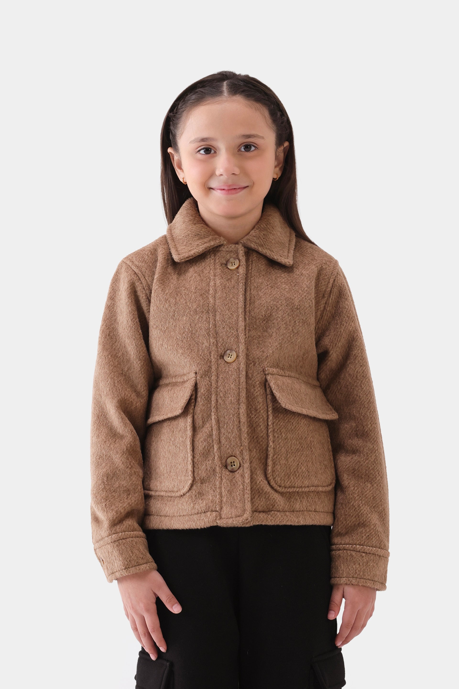 Flap Pocket Tweed Jacket - Cougar Clothing