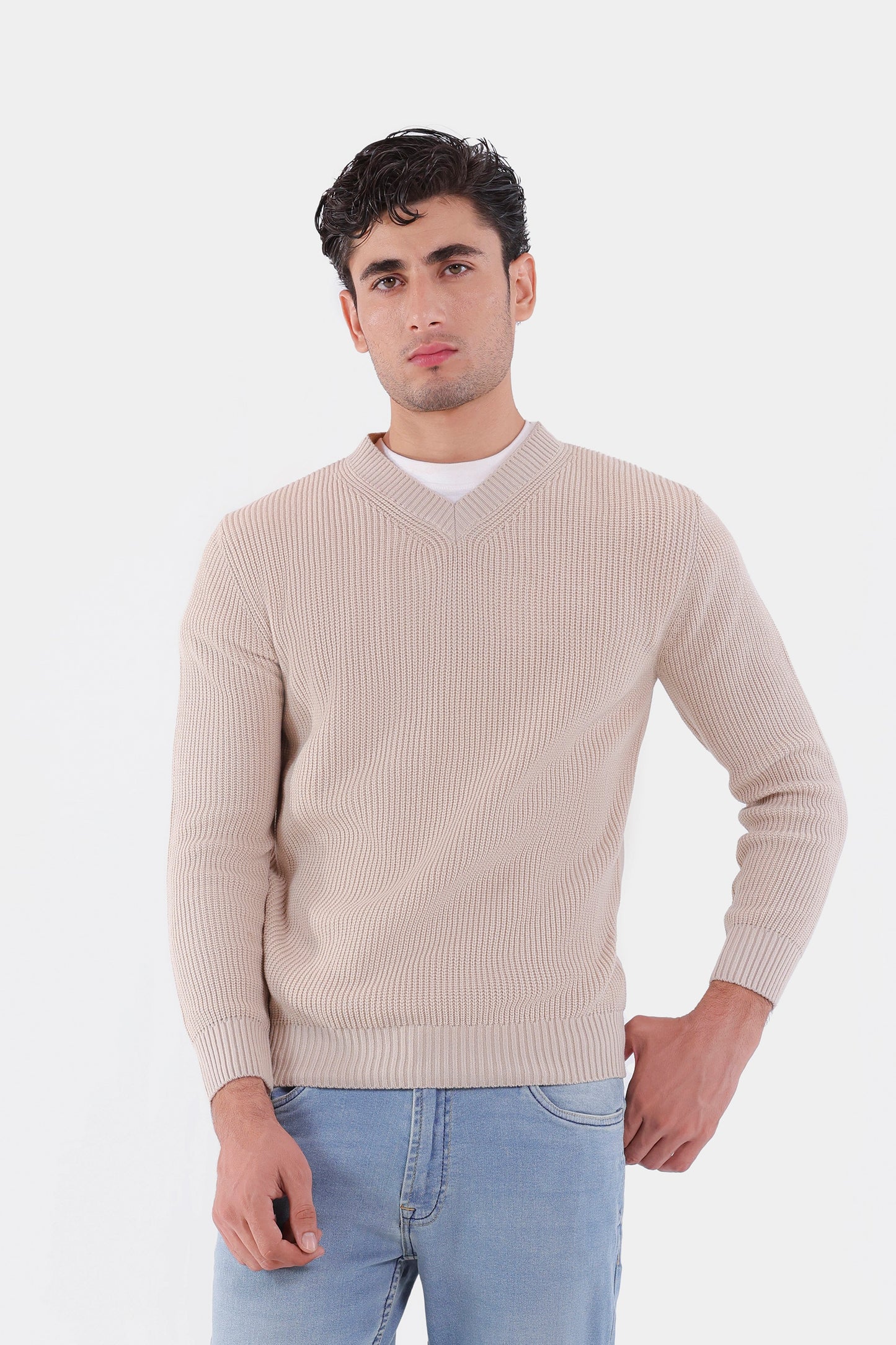 V-Neck Sweater - Cougar Clothing