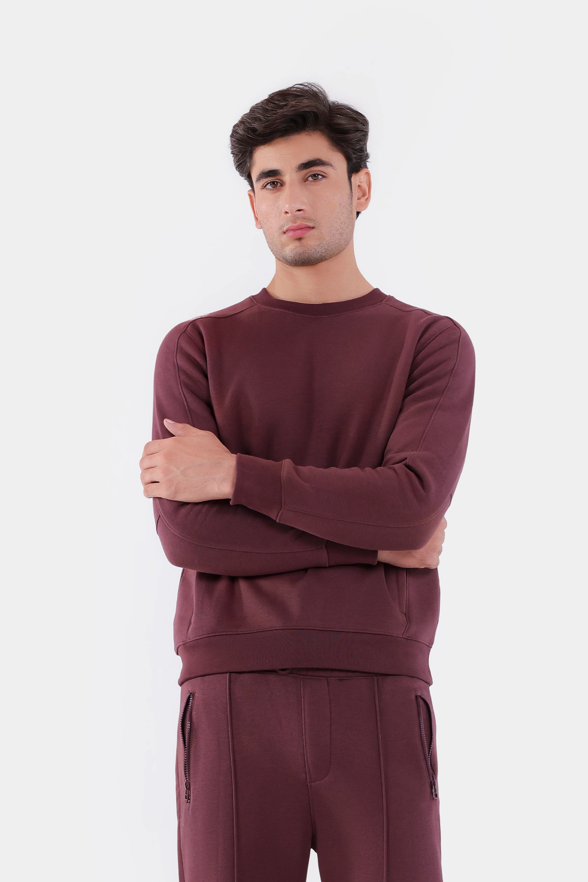 Raglan Fleece Sweatshirt - Cougar Clothing