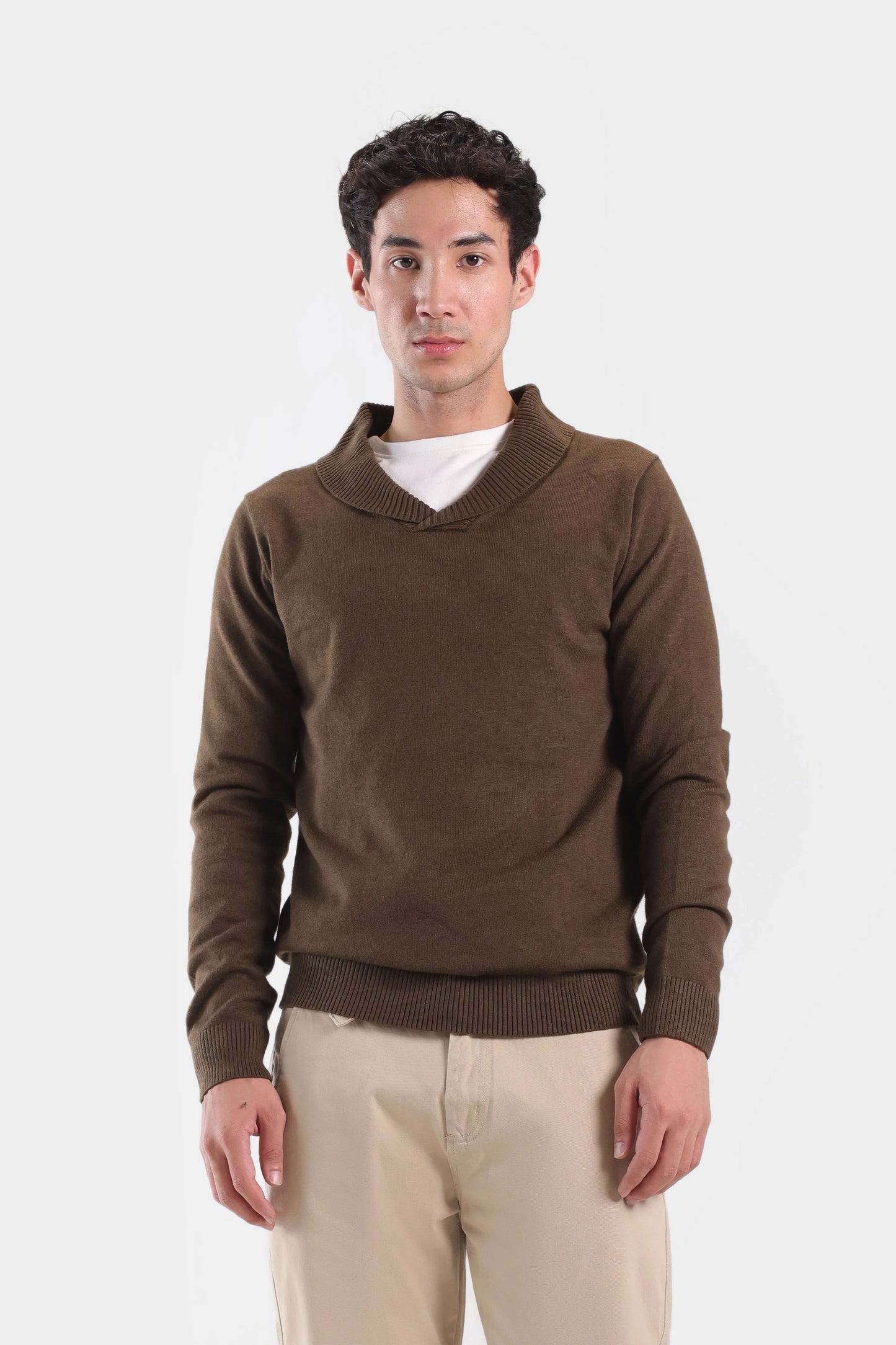 Shawl Collar Sweater - Cougar Clothing