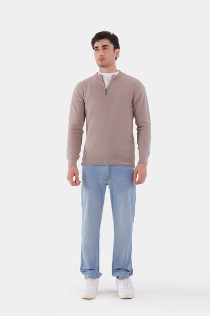 Cozy Quarter Zip Sweater - Cougar Clothing