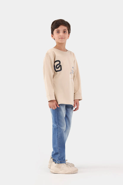 Slogan Print T-Shirt - Cougar Clothing