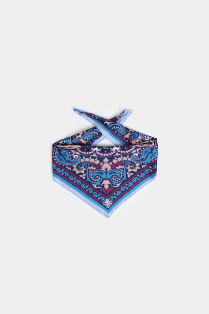 Paisley Printed Silk Scarf - Cougar Clothing