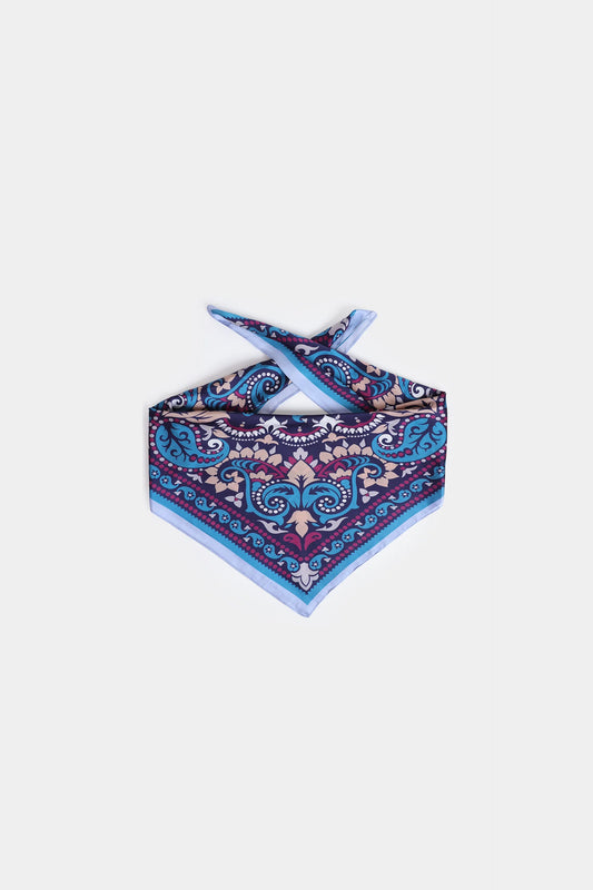 Paisley Printed Silk Scarf - Cougar Clothing