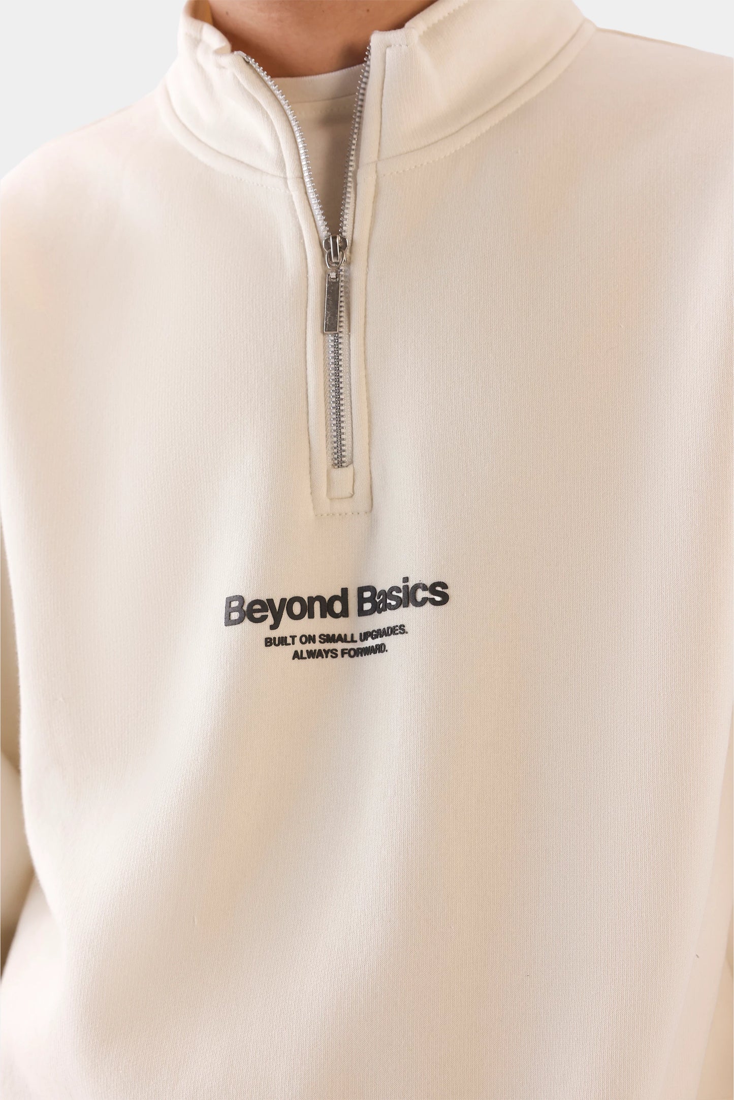 Quarter Zip Printed Sweatshirt - Cougar Clothing