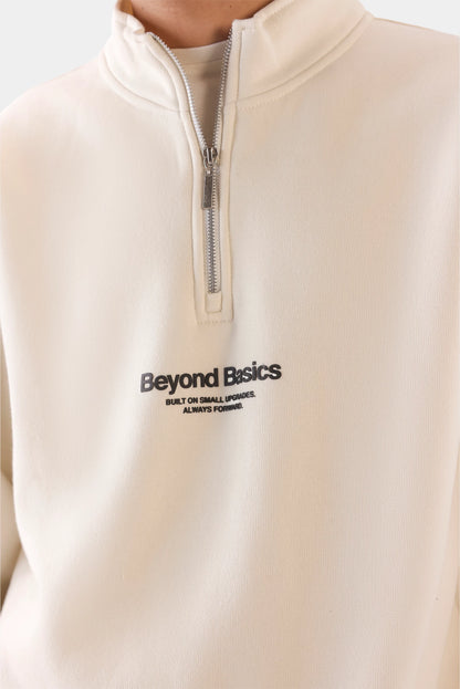 Quarter Zip Printed Sweatshirt - Cougar Clothing