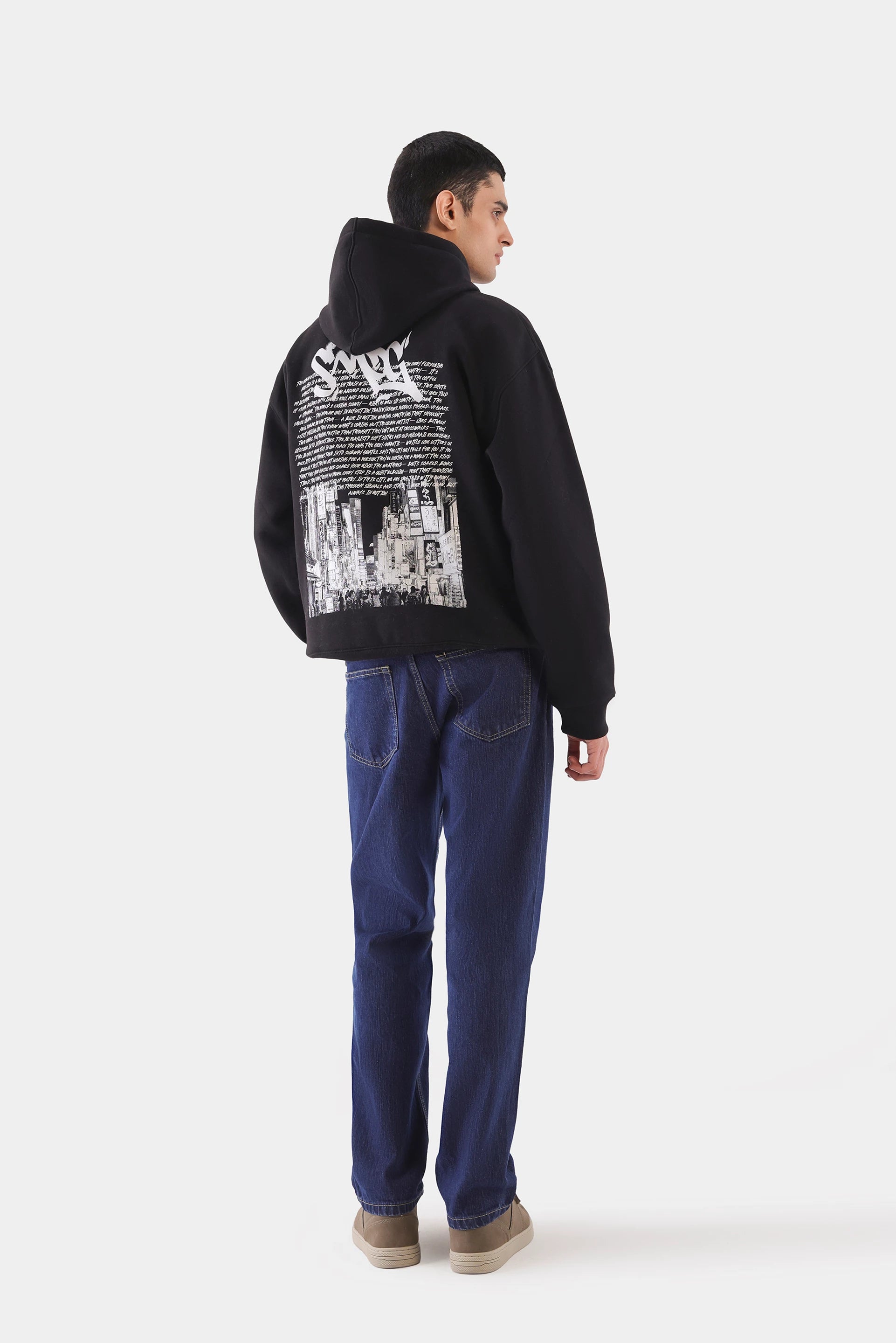 Back Printed Hoodie - Cougar Clothing