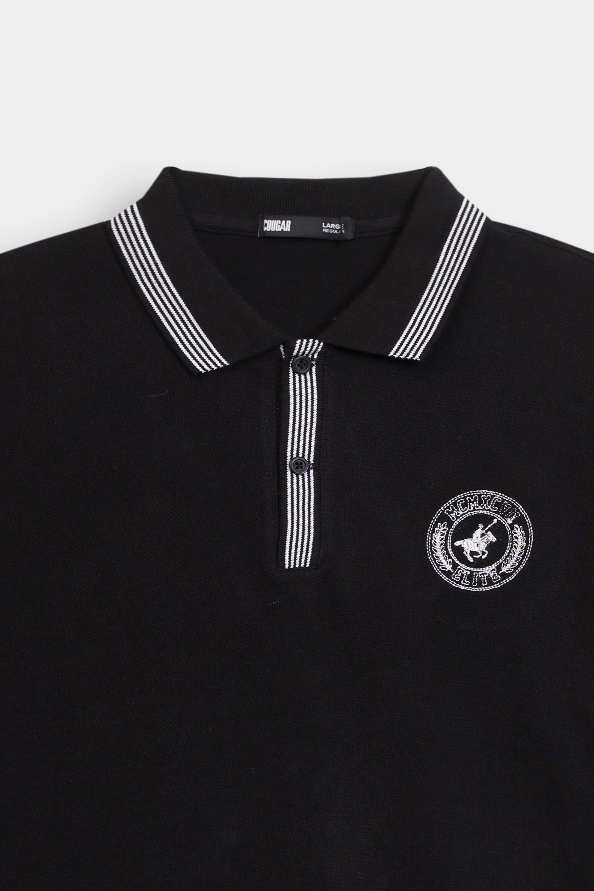 Embroidered Pique Polo - Cougar Clothing
