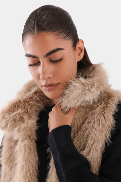 Faux Fur Gilet - Cougar Clothing