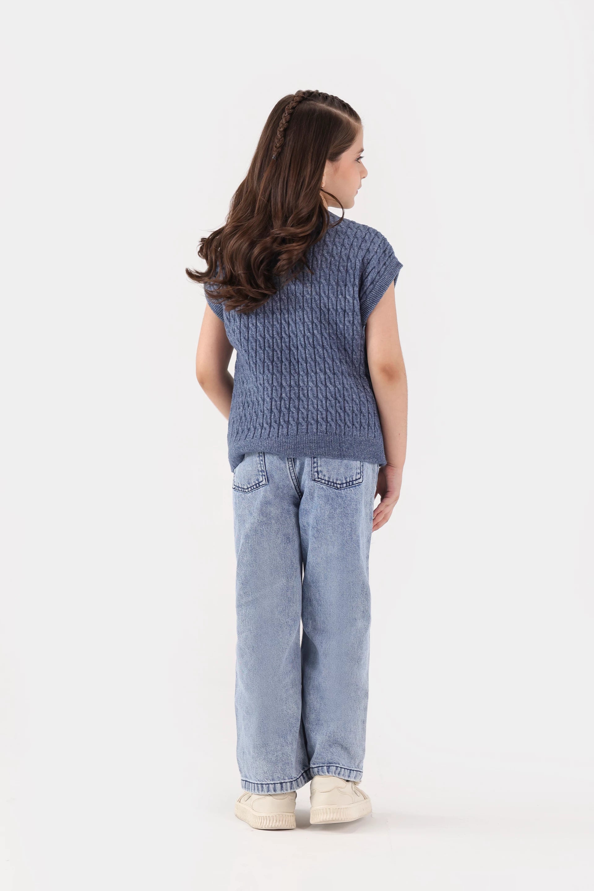 Cable Knit Sweater Vest - Cougar Clothing
